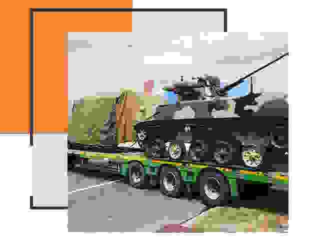 Перевозка военной техники в Южноуральске